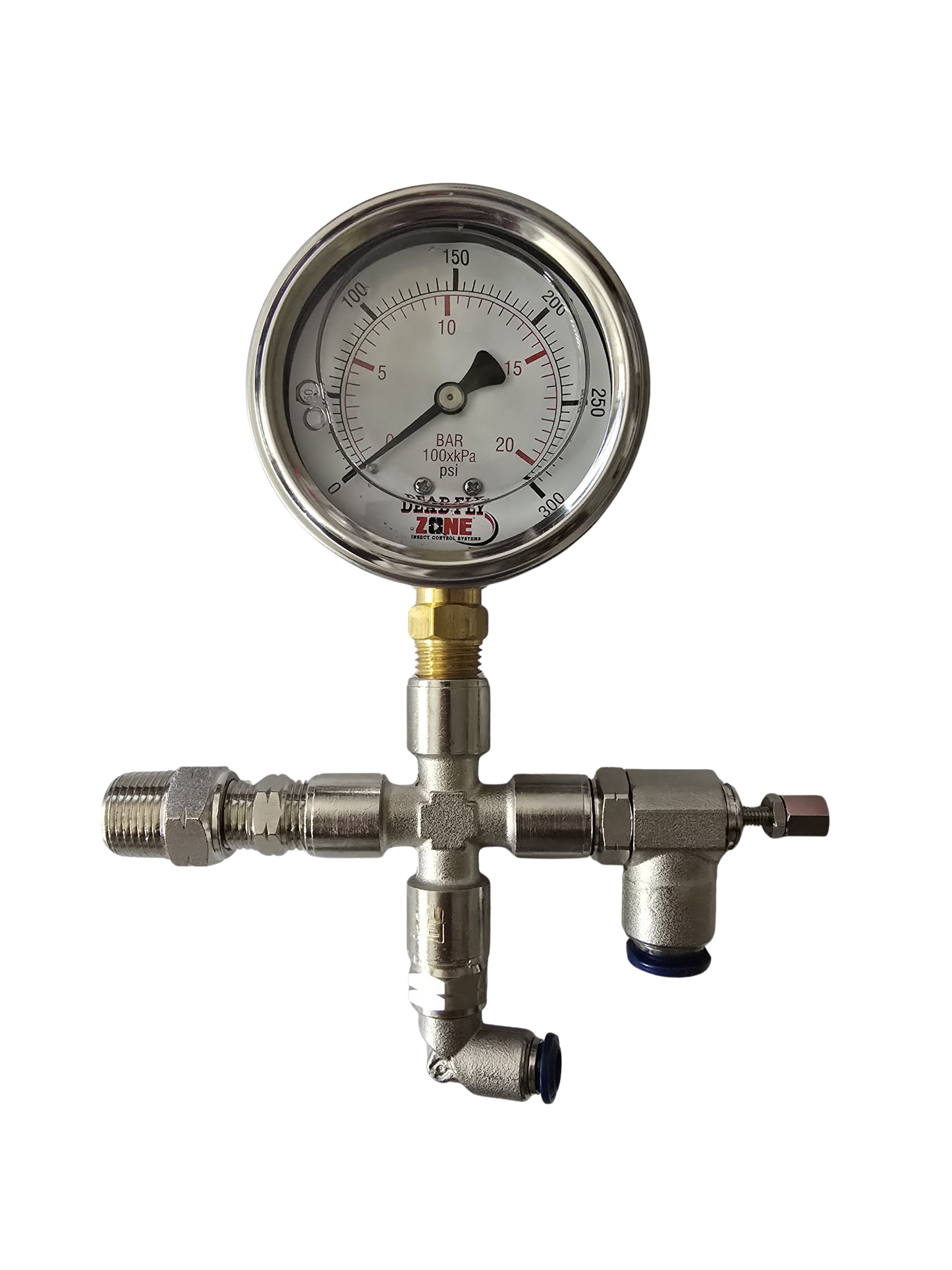 PSI Gauge Pump Housing With Connections - Dead Fly Zone