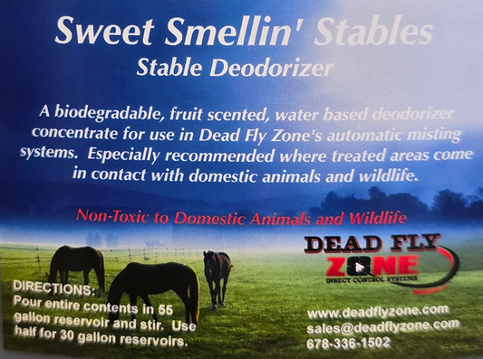 Sweet Smellin' Stables-Odor Control For Barns-1/2 Gallon Concentrate