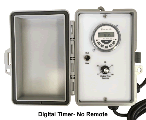 Insect Misting System-NO RESERVOIR DRUM or DRUM LID-Four Control Box Timers Available - Dead Fly Zone