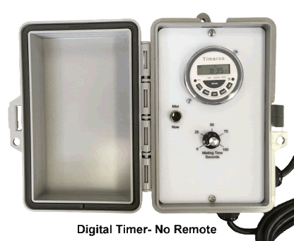 Insect Misting System-NO RESERVOIR DRUM or DRUM LID-Four Control Box Timers Available - Dead Fly Zone