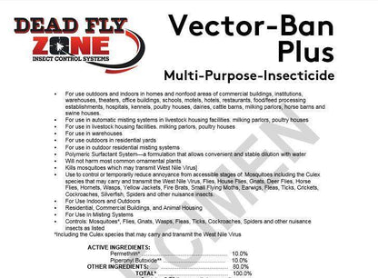 INSECT MISTING SYSTEM REFILL FOR HOME USE - Dead Fly Zone